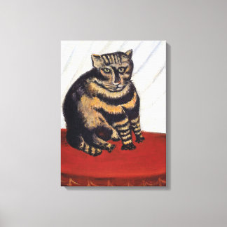 Lienzo Henri Rousseau - El gato tigre ( Le Chat Tigre )