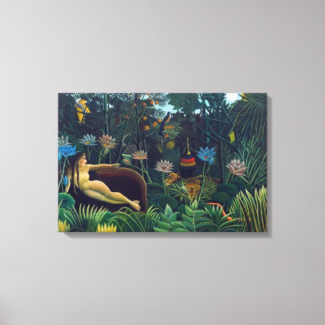 Lienzo Henri Rousseau - El Sueño / Le Reve (Anverso)