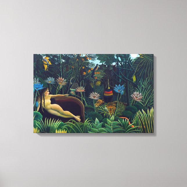 Lienzo Henri Rousseau - El sueño / Le Reve (Anverso)