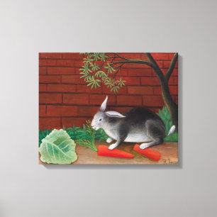 Lienzo Henri Rousseau - La comida del conejo