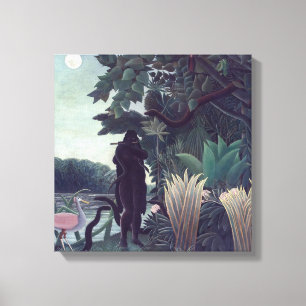 Lienzo Henri Rousseau - La encantadora de serpientes