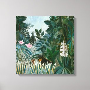 Lienzo Henri Rousseau - La selva ecuatorial