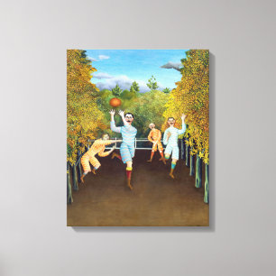Lienzo Henri Rousseau - Los jugadores de fútbol