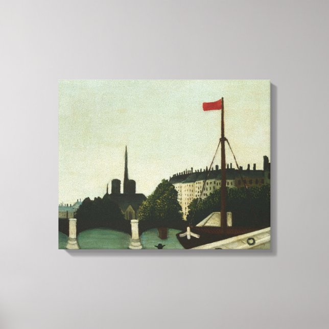 Lienzo Henri Rousseau - Notre Dame (Anverso)
