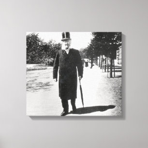 Lienzo Henrik Ibsen (1828-1906) en Oslo, 1896 (foto de