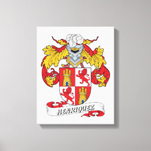 Lienzo Henriquez Family Crest