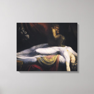 Lienzo Henry Fuseli - La Pesadilla