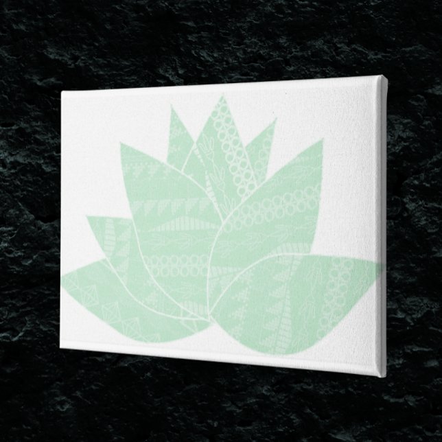 Lienzo Hens & Chicks Suculento Abstrasto Verde Lime Moder (Subido por el creador)