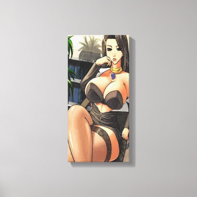 Lienzo Hentai Office Lady Canvas Print (Anverso)