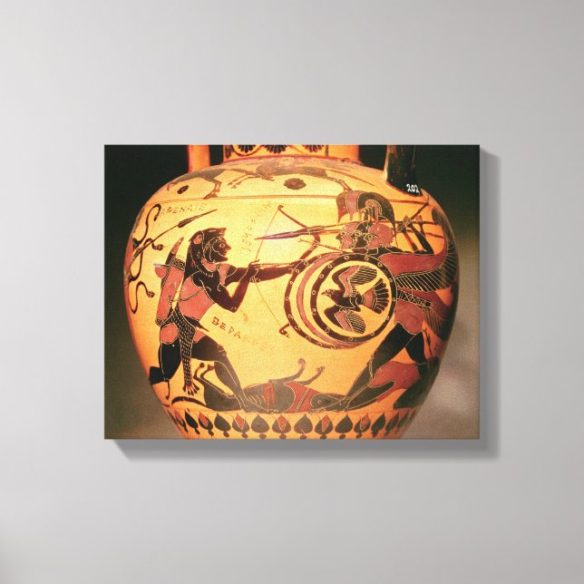 Lienzo Heracles luchando contra Geryon (Anverso)