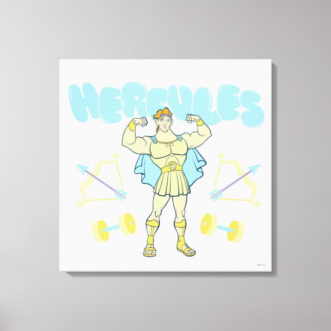 Lienzo Hercules Arrows and Dumbbells Flex Canvas Print (Anverso)
