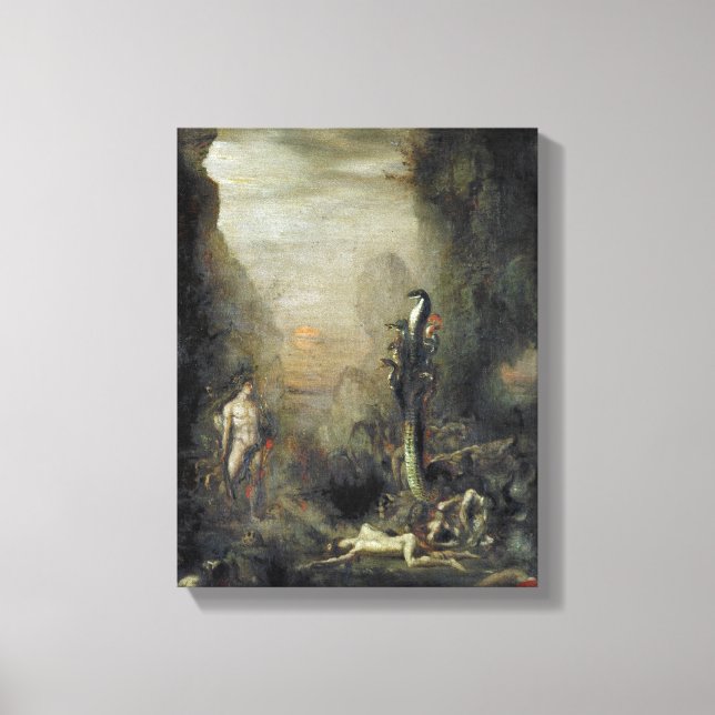 Lienzo Hércules y la hidra lernaica (Anverso)