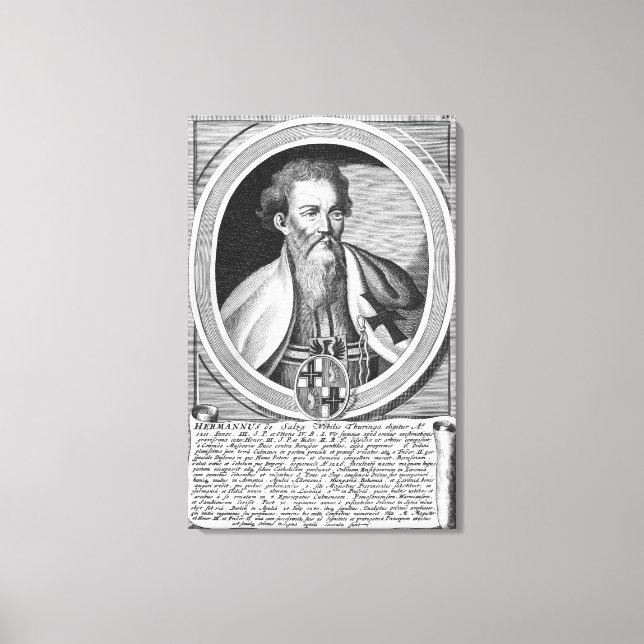 Lienzo Hermann de Salza (Anverso)