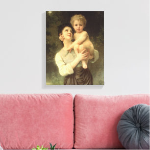 Lienzo Hermano y Hermana de William Adolphe Bouguereau