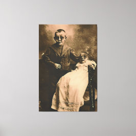 Lienzo Hermanos Zombie