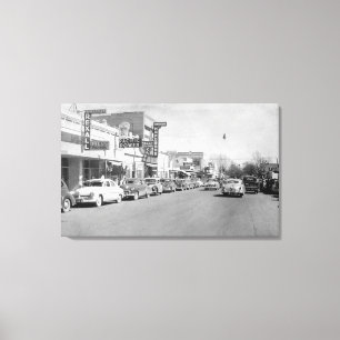 Lienzo Hermiston, fotografía de la opinión de calle