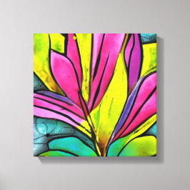 Lienzo Hermosa colección de plantas