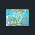 Lienzo Hermosa flor de almendras pintura antigua azul gre<br><div class="desc">Hermosa floración de almendras pintura antigua azul color amarillo blanco amarillo imagen impresa</div>