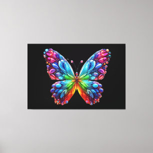 Lienzo Hermosa mariposa