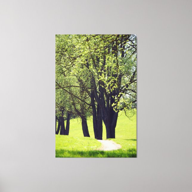 Lienzo Hermosa pradera (Anverso)