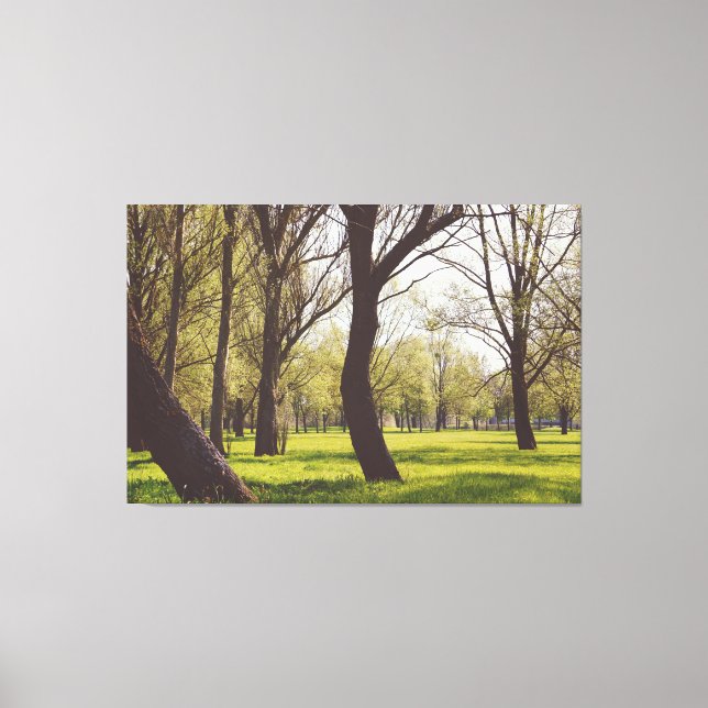 Lienzo Hermosa pradera (Anverso)