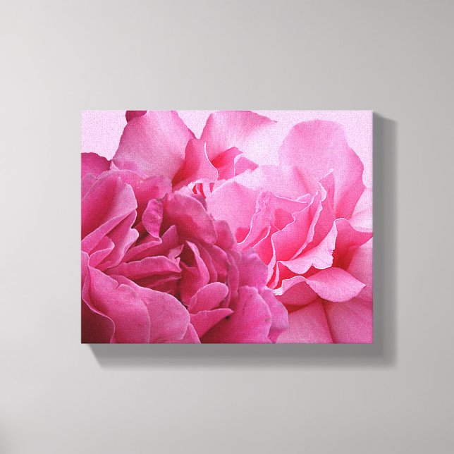 Lienzo Hermosa rosa floral moderna elegante y con estilo (Anverso)