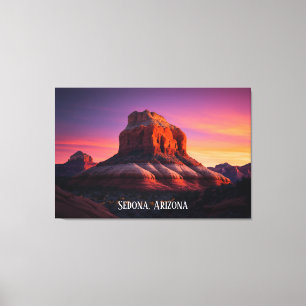 Lienzo Hermosa Sedona Arizona Rojo Roca Paisaje Art C