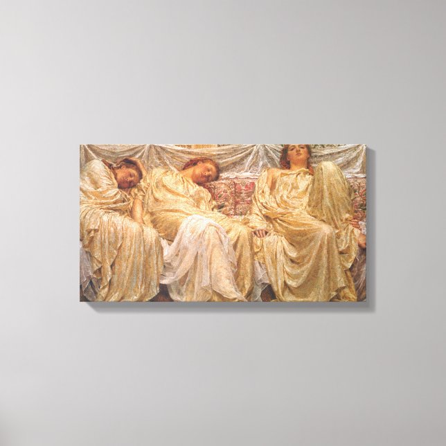 Lienzo Hermosas mujeres somnolientas (Dreamers) (Arte Vin (Anverso)