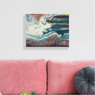 Lienzo Hermoso Abstracto Agate Design Colorous