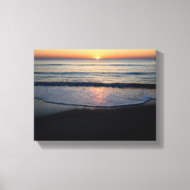 Lienzo Hermoso amanecer sobre el océano (Anverso)