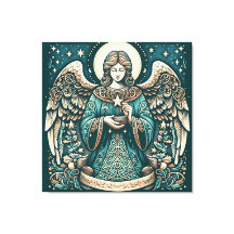 Hermoso Ángel Debajo de las estrellas