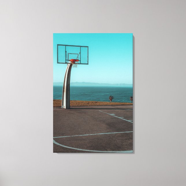 Lienzo Hermoso aro de baloncesto (Anverso)