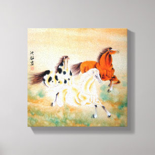 Lienzo Hermoso caballo Motif Oriental Wraplin Canvas Prin