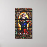 Hermoso Corazón Sagrado Religioso de la Virgen Mar