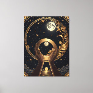 Lienzo hermoso cuadro de manos