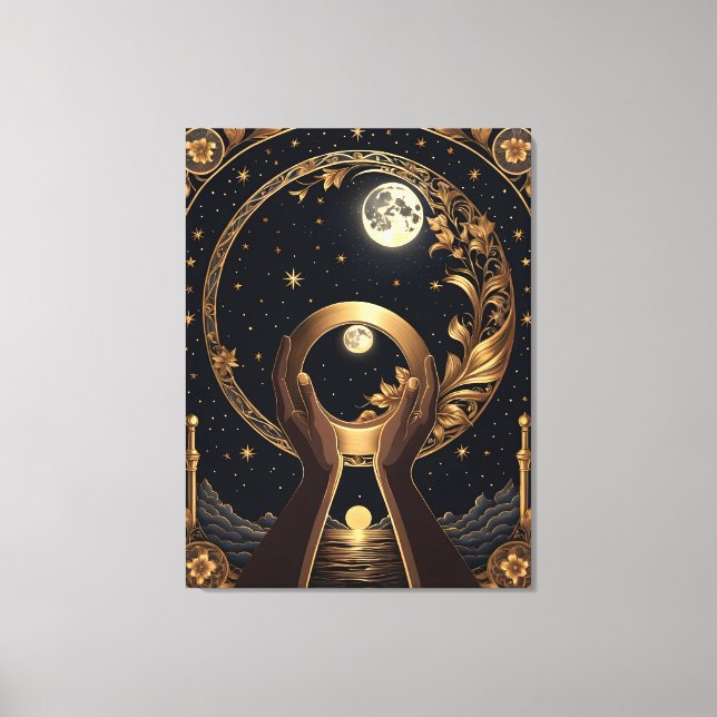 Lienzo hermoso cuadro de manos (Anverso)