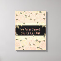 Hermoso Diseñador Chic Peach y Pink Shabby