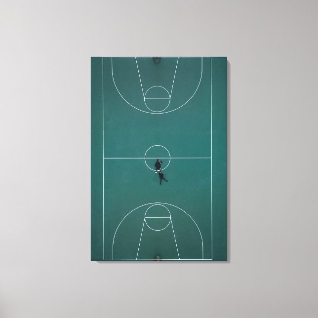 Lienzo Hermoso diseño de baloncesto (Anverso)