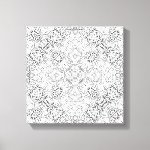 Lienzo Hermoso diseño Zendoodle 6