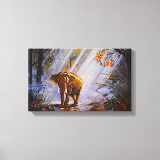 Lienzo Hermoso elefante | Zazzle_Growshop.