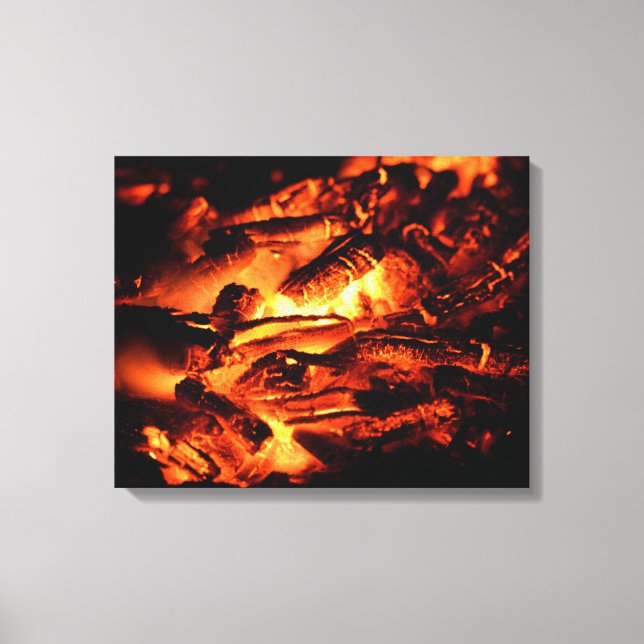 Lienzo Hermoso Fuego (Anverso)