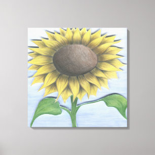 Lienzo Hermoso girasol