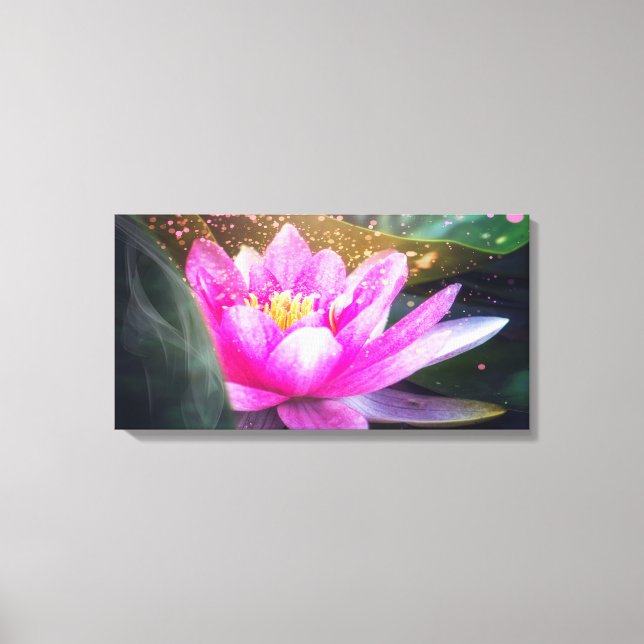 Lienzo Hermoso Loto, Paisaje, Zen (Anverso)