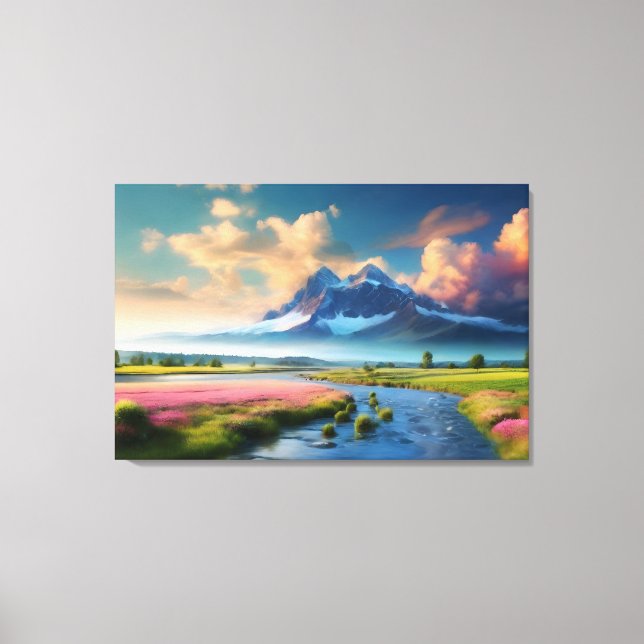 Lienzo Hermoso paisaje natural (Anverso)