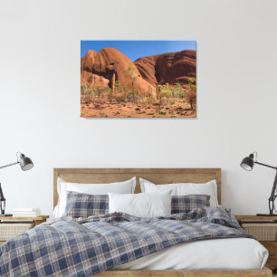 Lienzo Hermoso Uluru / Ayers Rock de cerca