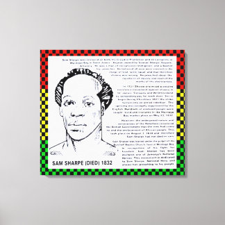 Lienzo Héroe jamaiquino de Sam Sharpe