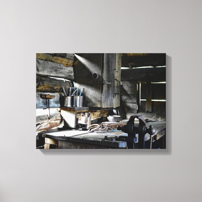 Lienzo Herramientas de comercio (Anverso)