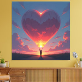 Lienzo Herz der Emotionen  