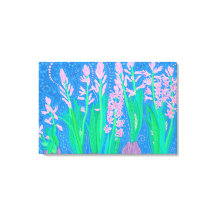 Hiacintos rosas Flores de primavera Pintura de art