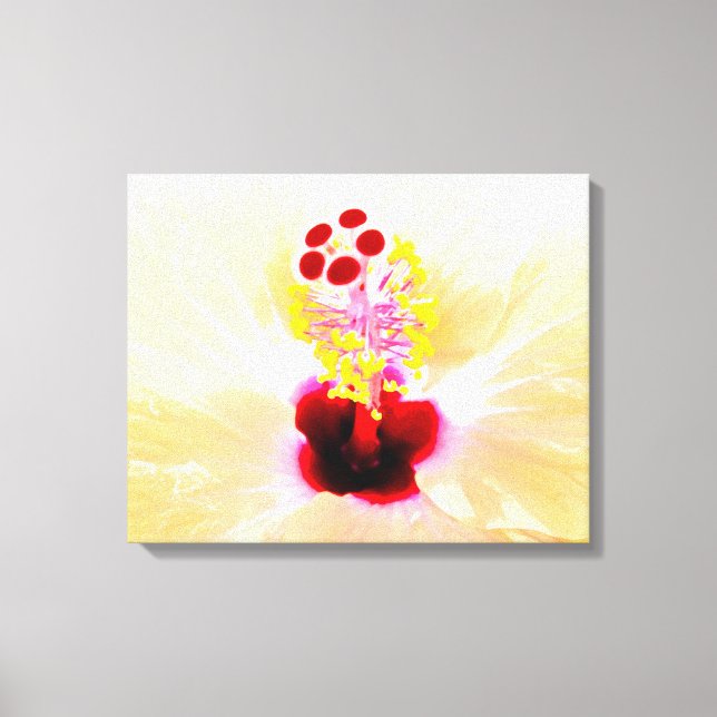 Lienzo hibisco (Anverso)